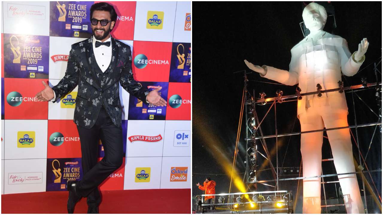 Watch: Ranveer Singh gets his own statue at Zee Cine Awards 2019; enthrals the audience with high-energy performance