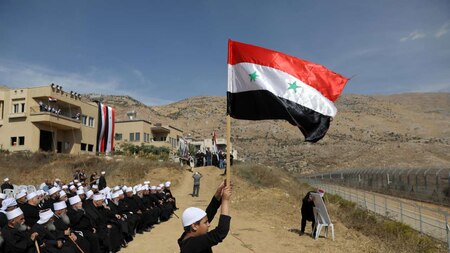 WHO CONTROLS THE SYRIAN SIDE OF THE GOLAN?