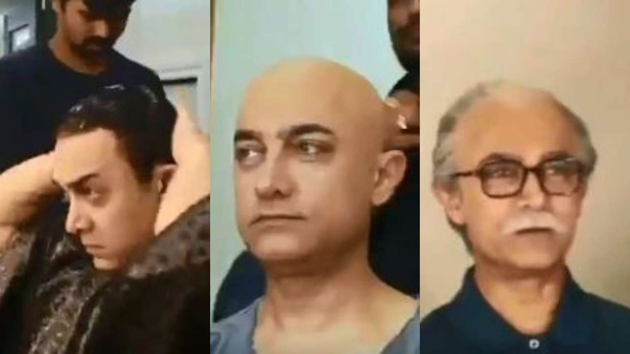 Aamir gets a haircut  Rediffcom