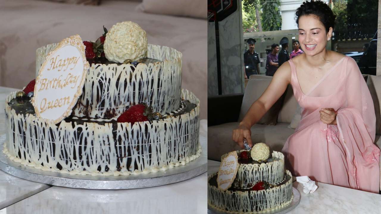 The cake was apparently baked by Kangana herself