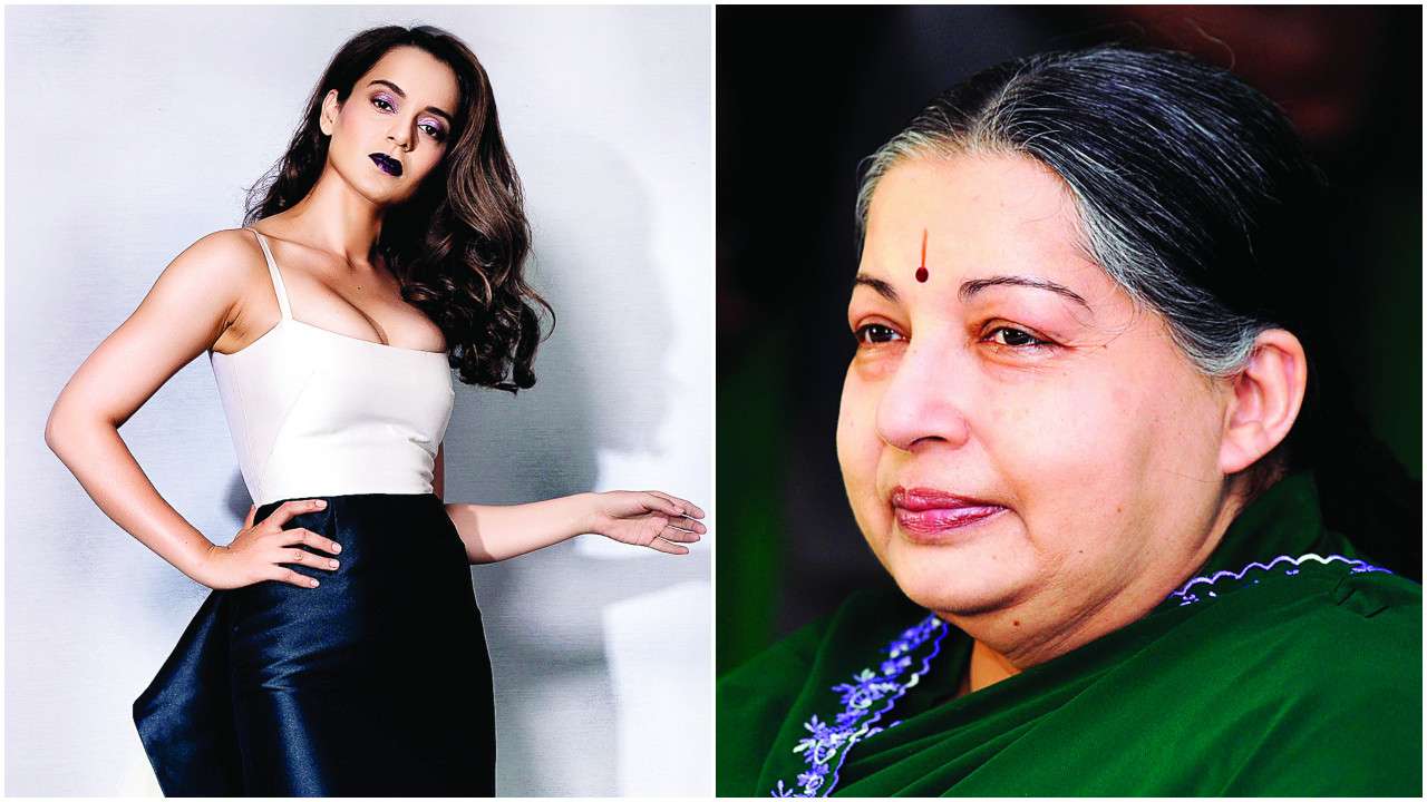 Kangana Ranaut and Jayalalithaa