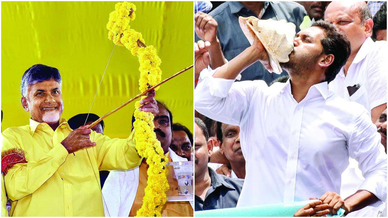 Chandrababu Naidu and Jaganmohan Reddy