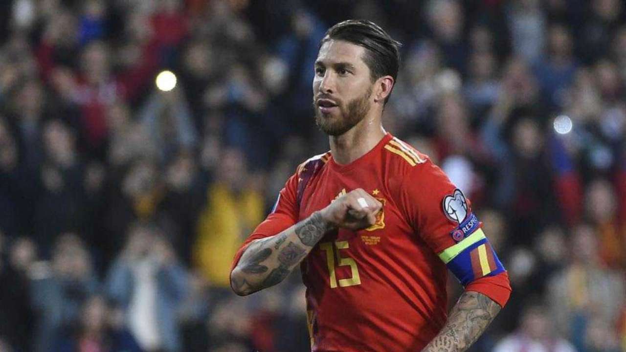 Euro 2020 qualifier: Sergio Ramos scores 'Panenka' penalty ...