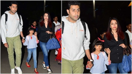 Aaradhya Bachchan: Not without her mommy and daddy!