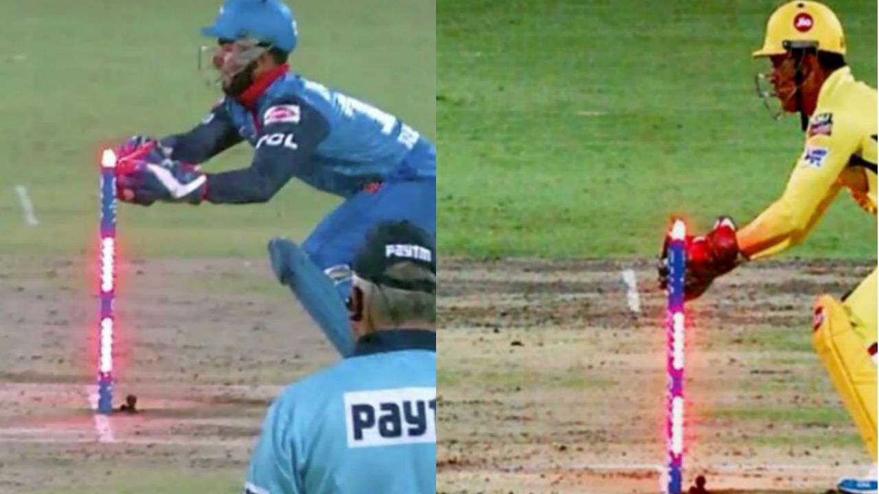 The difference between MS Dhoni and Rishabh Pant