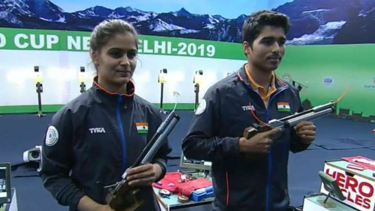 Manu Bhaker and Saurabh Chaudhary