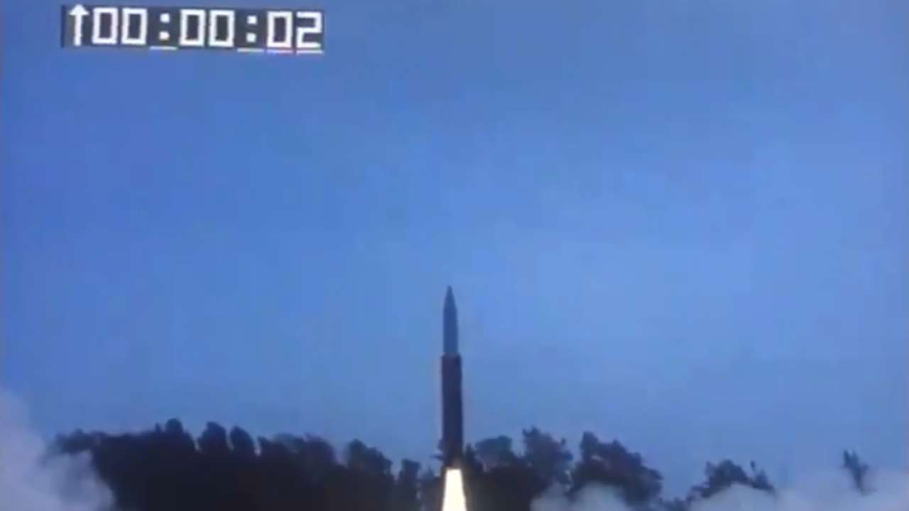 Watch video of missile launch