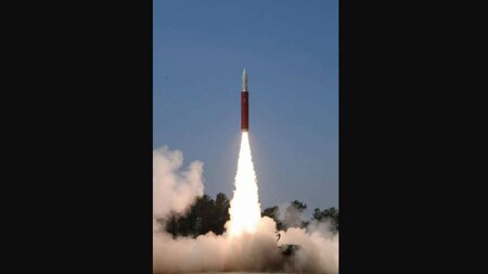 Three-stage interceptor missile used in 'Mission Shakti'