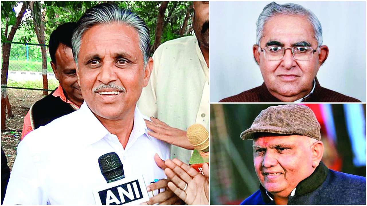 Ratansinh Rathod, Parbatbhai Patel and Ramesh Dhaduk