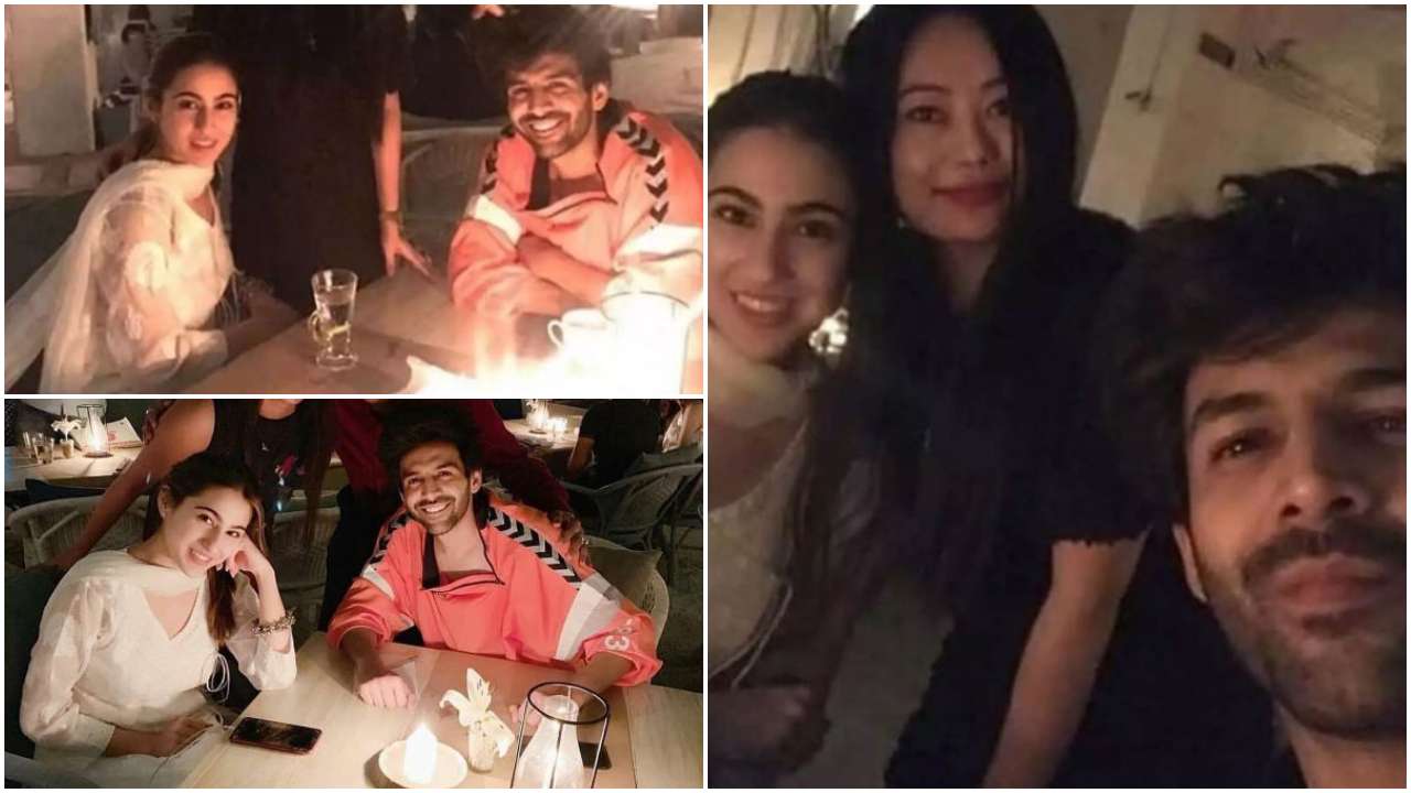 Kartik Aaryan and Sara Ali Khan go on a candlelight dinner in Delhi ...