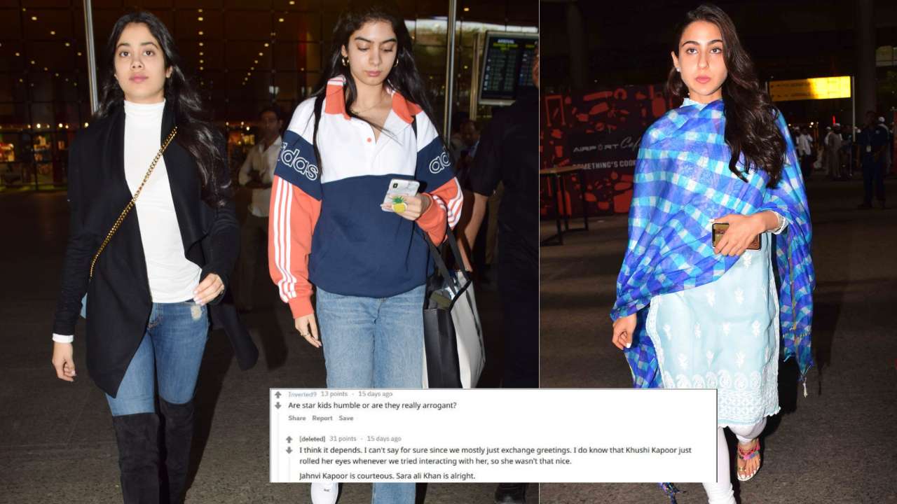 'Janhvi Kapoor is courteous but Khushi wasn't that nice'
