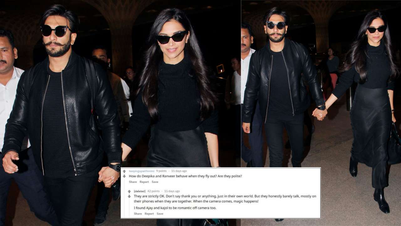 'Deepika Padukone and Ranveer Singh barely talk'