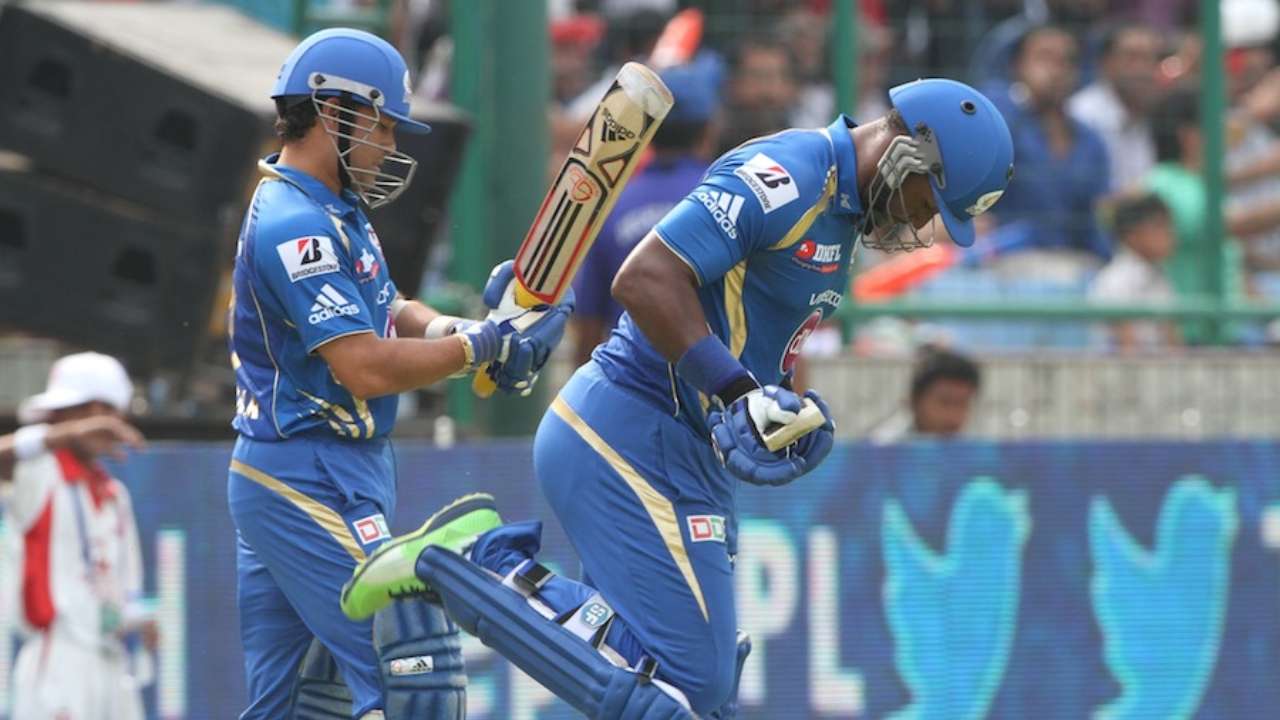 MI vs RR: Dwayne Smith and Sachin Tendulkar