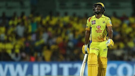 CSK lose Ambati Rayudu early