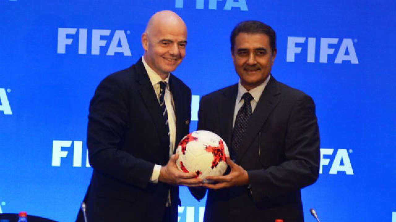 Gianni Infantino and Praful Patel