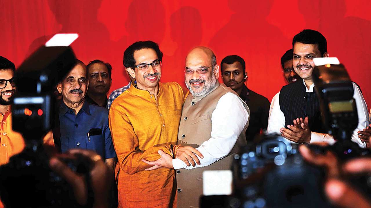 Uddhav Thackeray and Amit Shah