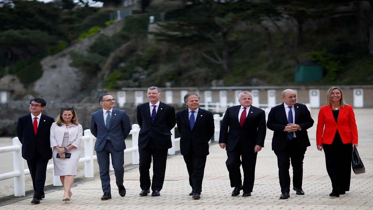 G7 meeting in Dinard (Photo: Reuters)