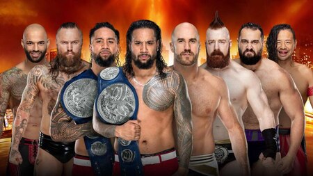 The Usos vs Ricochet & Aleister Black vs The Bar vs Rusev & Shinsuke Nakamura