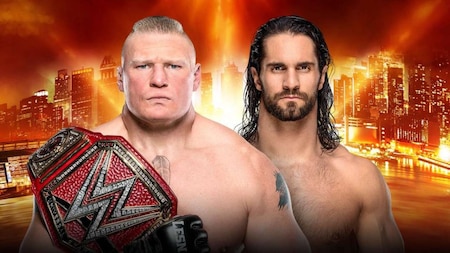 Brock Lesnar vs Seth Rollins