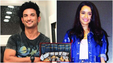 Sushant Singh Rajput and Shraddha Kapoor get mementos from 'Chhichhore'