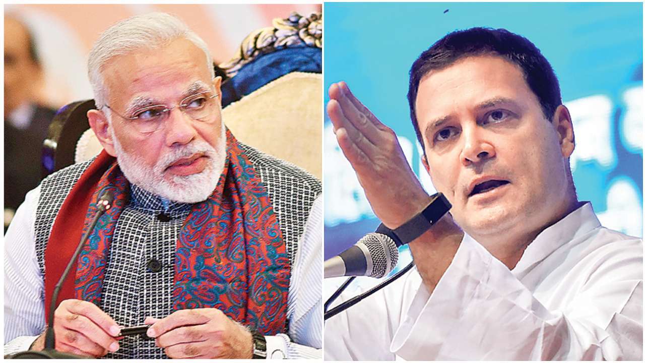 PM Modi and Rahul Gandhi 