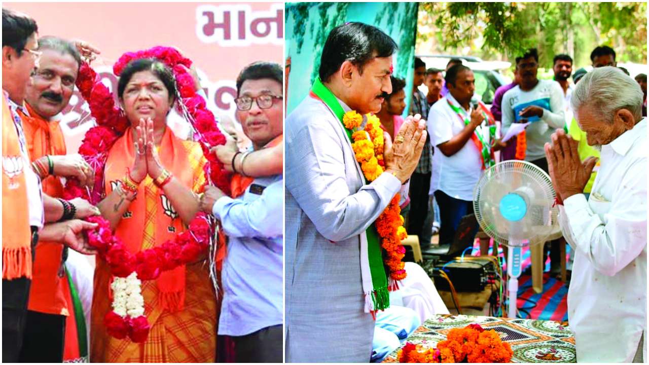 Ranjanben Bhatt and Bharatsinh Solanki