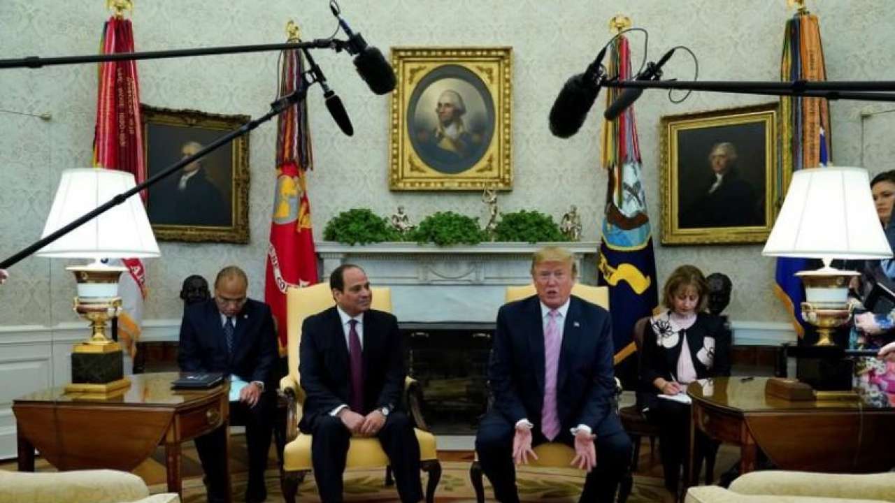 Donald Trump praises Egypt's Abdel Fattah al-Sisi despite concerns about human rights, Russian arms