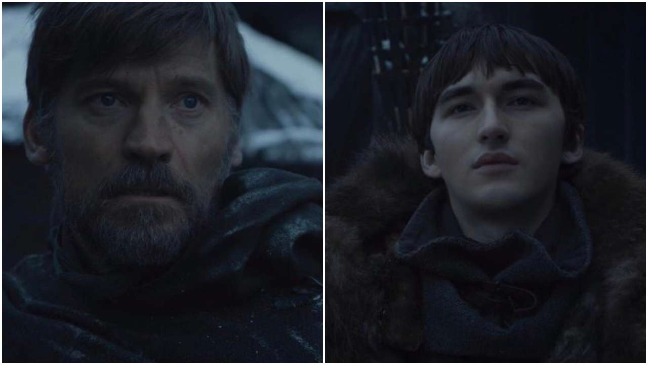 Bran Stark meeting his old friend Jaime Lannister