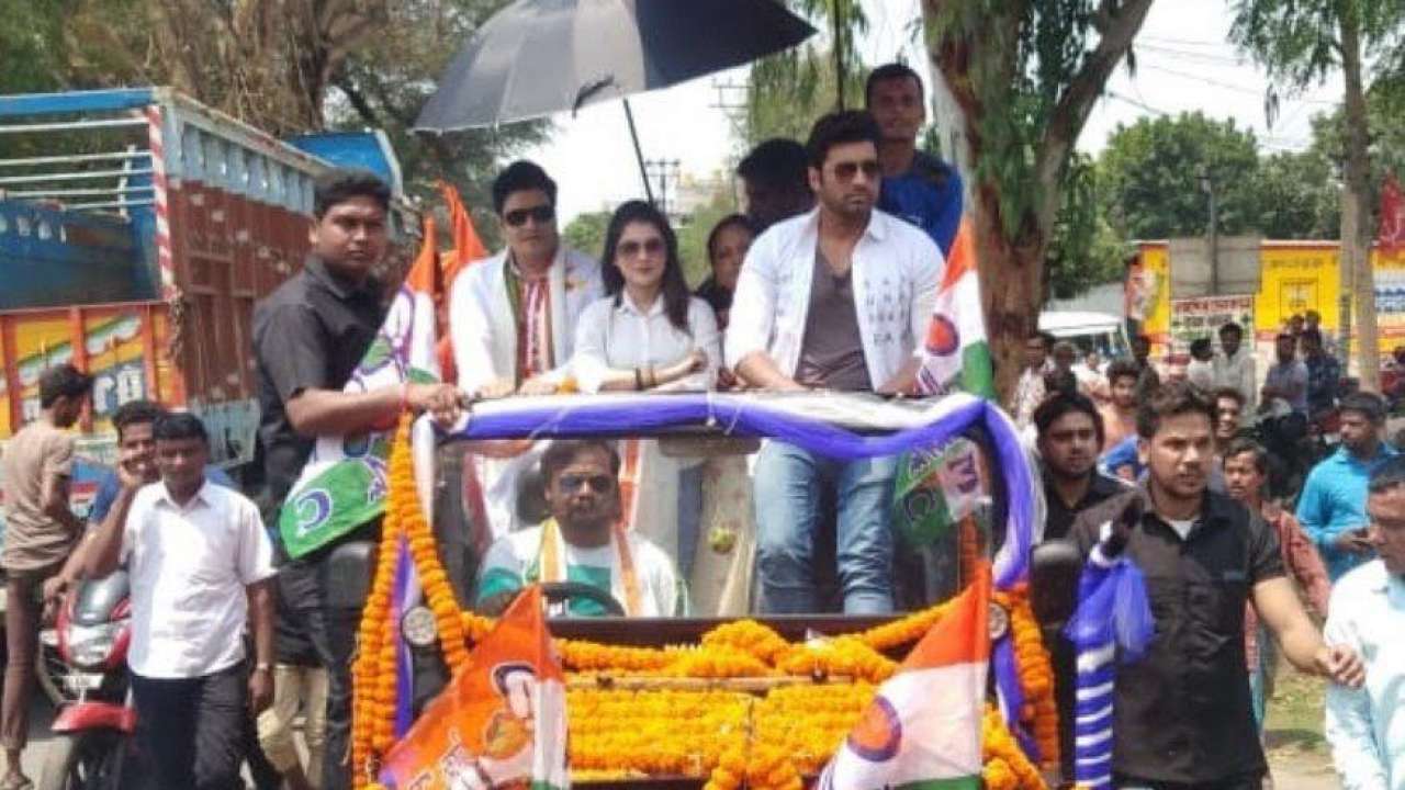 Firdous Ahmed takes part in rally in support of TMC candidate