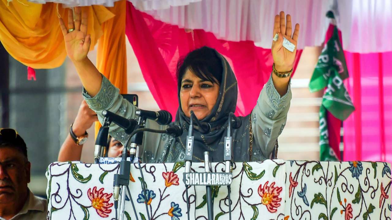 Kashmir belong to Kashmiris, says Mehbooba Mufti