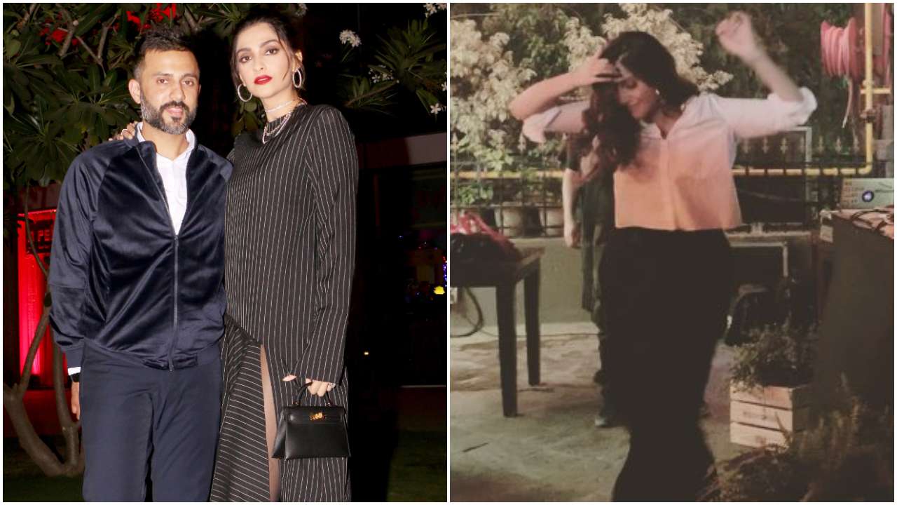 Watch: Sonam K Ahuja dances to a retro track, leaves husband Anand S Ahuja smitten