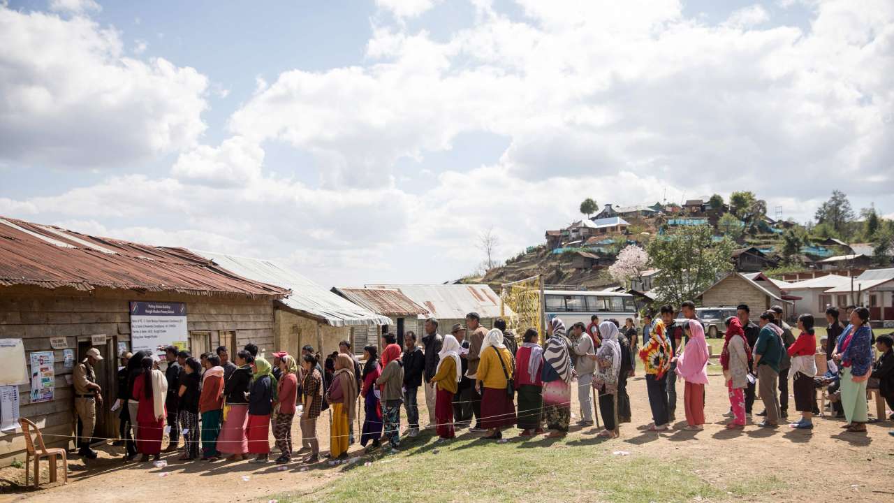 Voting in Manipur in phase 1
