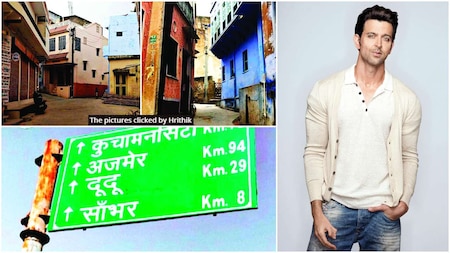 When Hrithik Roshan had to ditch the car and walk to the sets in Rajasthan