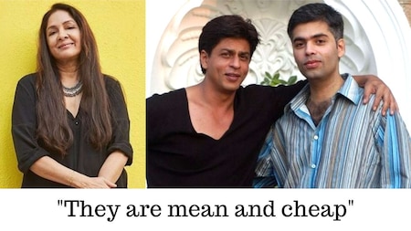 Neena Gupta calls Shah Rukh Khan and Karan Johar 'cheap and mean'