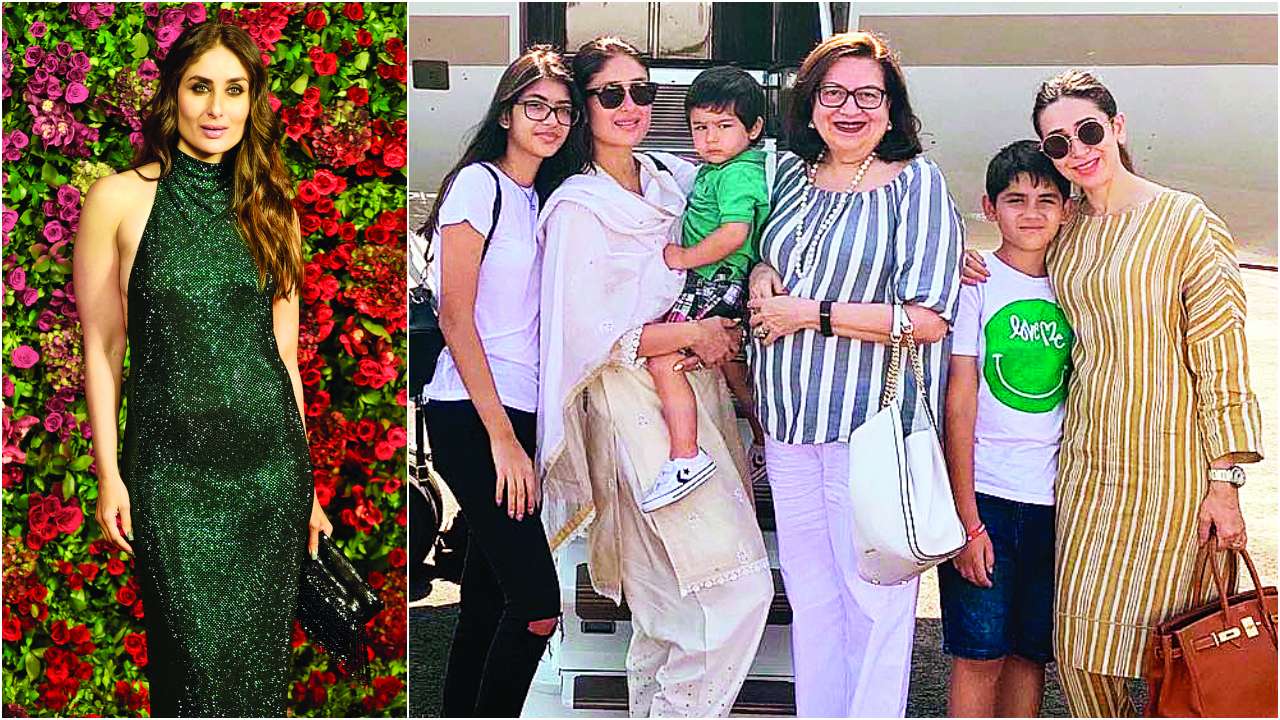   Kareena Kapoor Khan and Karisma Kapoor Celebrate the Birthday of Mother Babita 