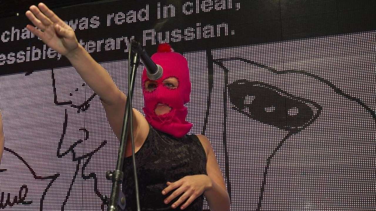 Pussy riots performing