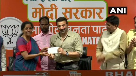 Nirmala Sitharaman welcomes Sunny Deol to BJP fold