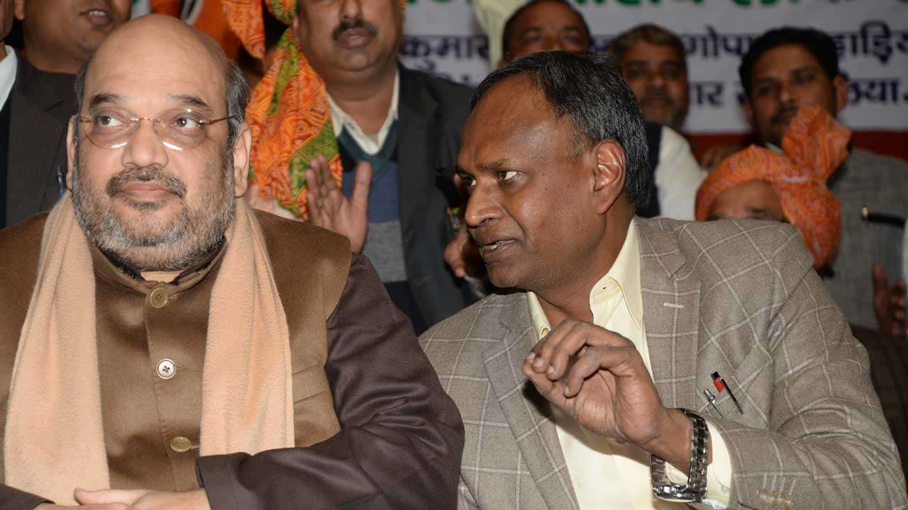 Udit Raj with Amit Shah