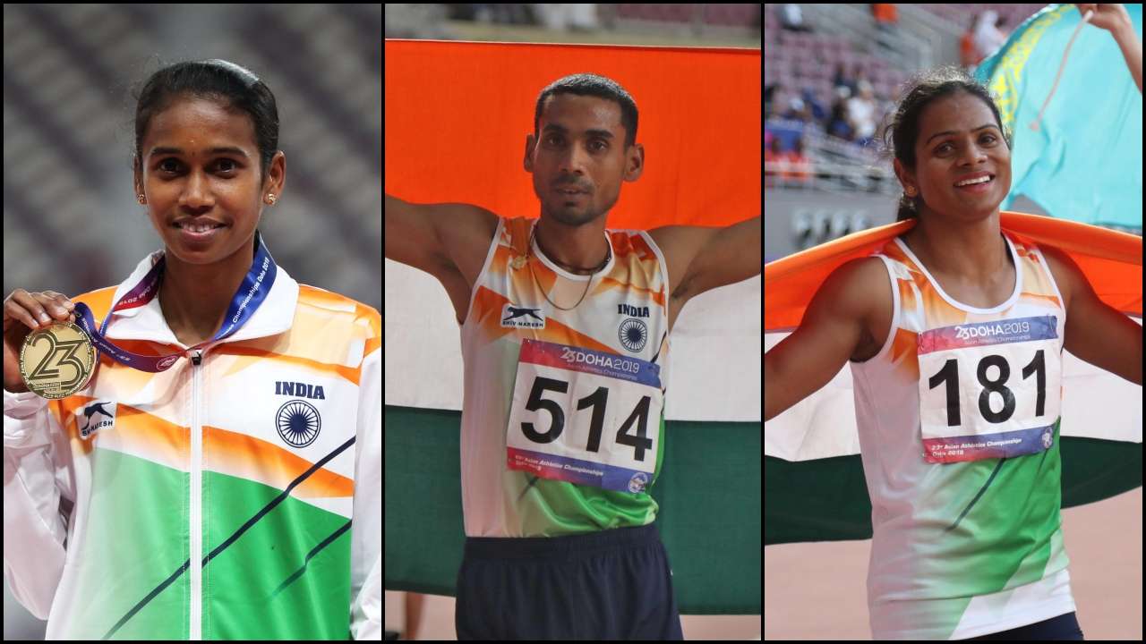 Asian Athletics Championships Pu Chitra Wins Gold Ajay Kumar