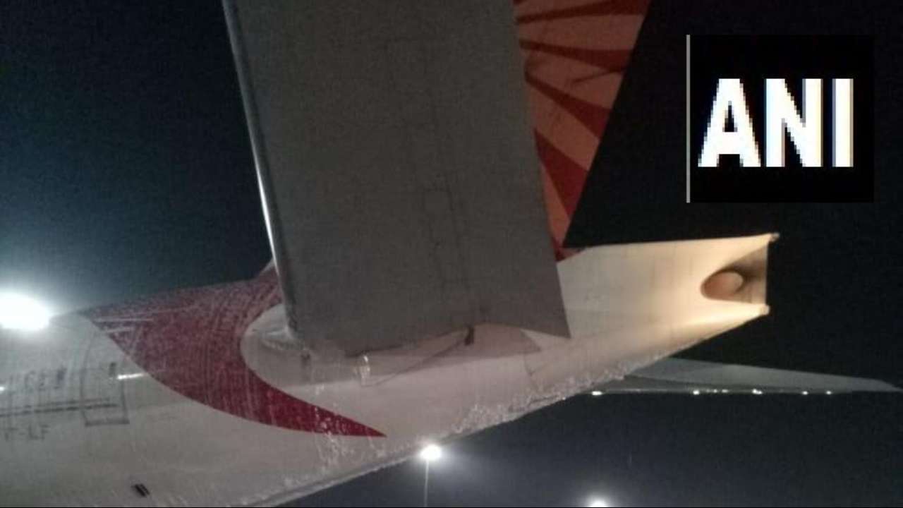 Fumes were seen from the plane