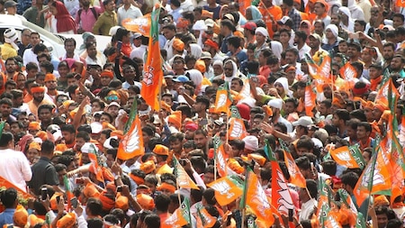 Sea of Modi supporters attend PM's roadshow in Varanasi