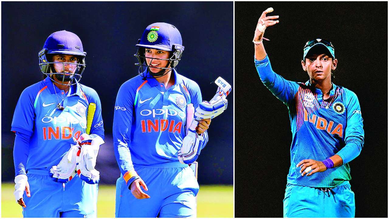Mithali Raj, Smriti Mandhana and Harmanpreet