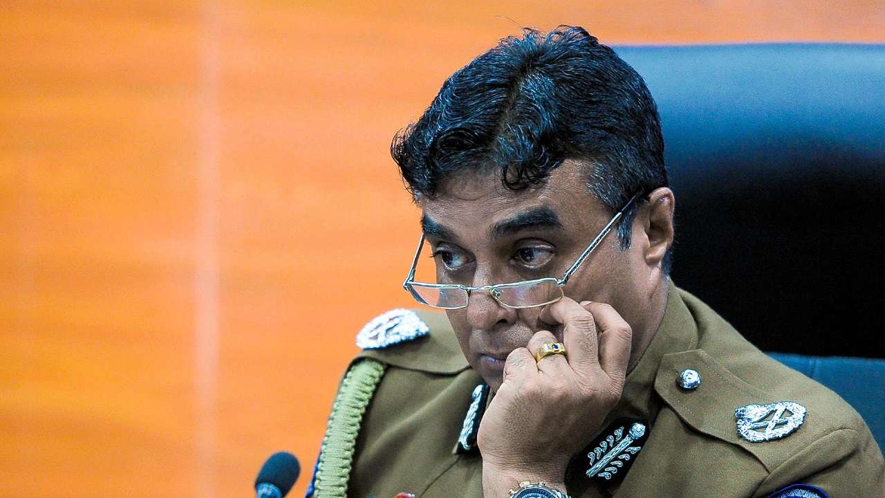Sri Lanka police chief Pujith Jayasundara (Photo: AFP)
