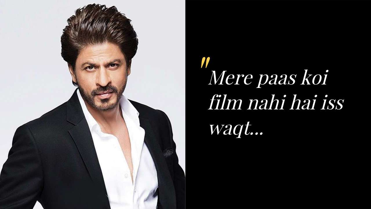 Shah Rukh Khan reveals the real reason why he hasn't signed any film after 'Zero'