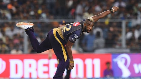 Andre Russell shines with ball as well