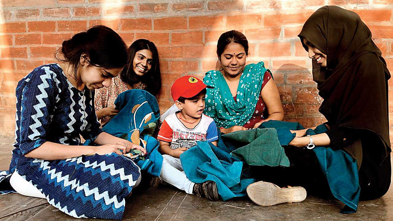 Gujarat: NID students, women craftsmen create garments to promote heritage textile