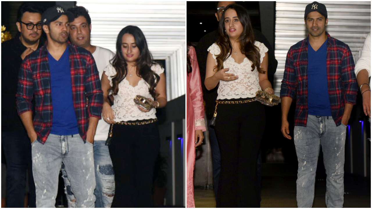 Photos Varun Dhawan And Girlfriend Natasha Dalal Head Out For Dinner Outing With Close Friends On A Saturday Evening Varun dhawan and natasha dalal have been spotted at several occassions together. varun dhawan and girlfriend natasha