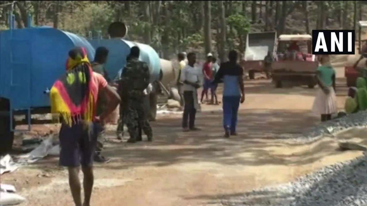 Chhattisgarh: Construction of a 22-km road underway in Naxal-affected area