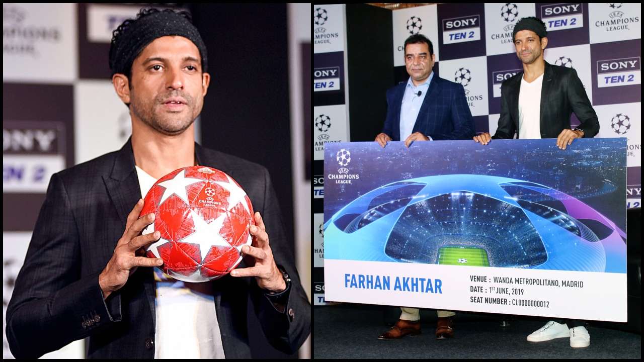 Farhan Akhtar at the Champions League event