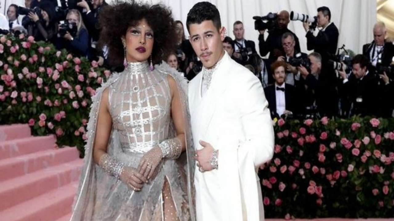 Priyanka Chopra and Nick Jonas Wore Sparkling Dior to 2019 Met Gala